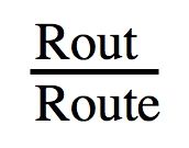 Rout Vs. Route